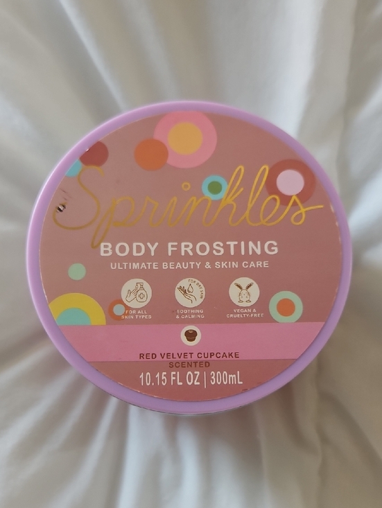 Sprinkles Other - Body Frosting Red Velvet Cupcake - Lavender Pink Scented Body Cream